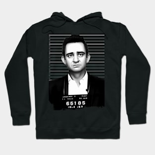 Johnny Cash cartoon Hoodie